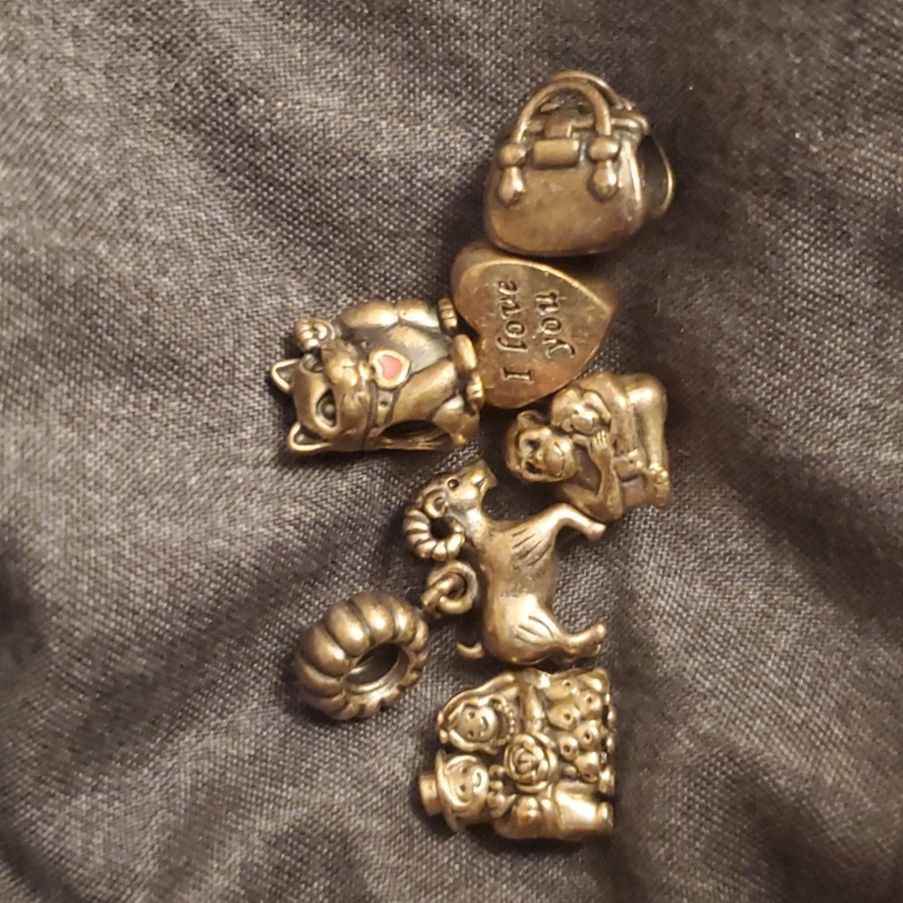 6 Pandora Charms bundle